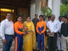 दक्षिण आशियाई कराटे स्पर्धेत यश संपादन करणाऱ्या बारामतीच्या खेळाडूंचा उपमुख्यमंत्री सुनेत्रा अजित पवार यांच्या हस्ते गौरव