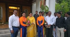 दक्षिण आशियाई कराटे स्पर्धेत यश संपादन करणाऱ्या बारामतीच्या खेळाडूंचा उपमुख्यमंत्री सुनेत्रा अजित पवार यांच्या हस्ते गौरव
