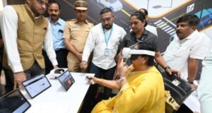 उपमुख्यमंत्री सुनेत्रा अजित पवार यांनी केली ‘र्व्हच्यूअल रिॲलिटी रोड सेफ्टी टॅब लॅब’ची पाहणी