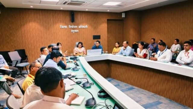 Meeting of the District-Level Monitoring Committee of the Green Maharashtra Commission Concluded