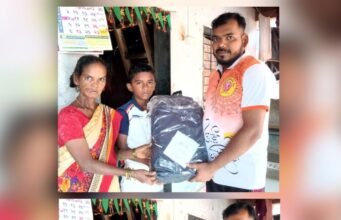 वडिलांचे छत्र हरवलेल्या मुलांना रायगड मी मराठी प्रतिष्ठानने दिला आधाराचा हात