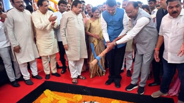 The Maharshi Sudarshan Valmiki Colony and Pradhan Mantri Awas Yojana being implemented by the Nagpur Municipal Corporation.