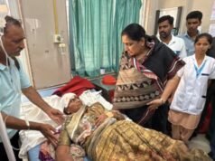 अपघातग्रस्त वारकऱ्यांची उपमुख्यमंत्री सुनेत्रा अजित पवार यांनी घेतली भेट