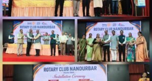 रोटरी क्लब नंदुरबारचा पदग्रहण सोहळा उत्साहात संपन्न. नवनिर्वाचित अध्यक्ष रोटेरियन देवेंद्र उपासनी यांची निवड