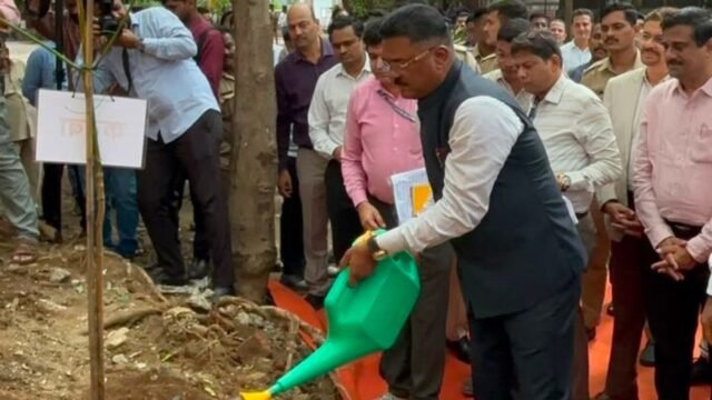 Launch of a state-wide tree plantation drive on the occasion of ST's 78th anniversary.