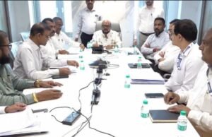पाणीपुरवठा व स्वच्छता मंत्री गुलाबराव पाटील यांच्या अध्यक्षतेखाली न्हावा-शेवा टप्पा-३ पाणीपुरवठा योजनेचा आढावा घेण्यात आला