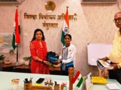 नंदुरबारच्या भाव्या गवळीची एशियन ज्युनियर जम्परोप स्पर्धेसाठी निवड; जिल्हाधिकाऱ्यांकडून सत्कार
