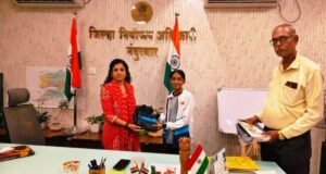 नंदुरबारच्या भाव्या गवळीची एशियन ज्युनियर जम्परोप स्पर्धेसाठी निवड; जिल्हाधिकाऱ्यांकडून सत्कार