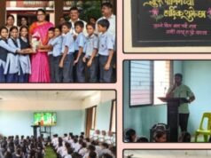 गुरुपौर्णिमेनिमित्त मिशन हायस्कूलमध्ये शिक्षकांचा विद्यार्थ्यांकडून भावपूर्ण सत्कार