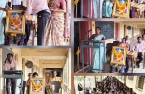 आष्टे येथील महात्मा गांधी विद्यालय व कनिष्ठ महाविद्यालयात, गुरुपौर्णिमा उत्साहात साजरी