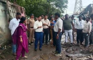 मानखुर्द परिसरात ५ एकर शासकीय जागा अतिक्रमणमुक्त