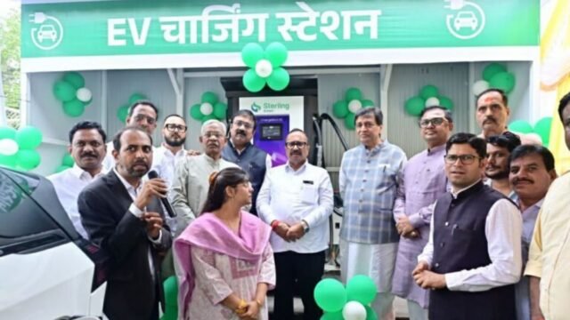 ‘EV Fast Charging’ station at the District Collector's office inaugurated by Guardian Minister Atul Save.