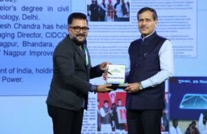ऊर्जा क्षेत्रातील योगदानाबद्दल महावितरणचे अध्यक्ष श्री. लोकेश चंद्र यांचा राष्ट्रीय परिषदेत विशेष गौरव