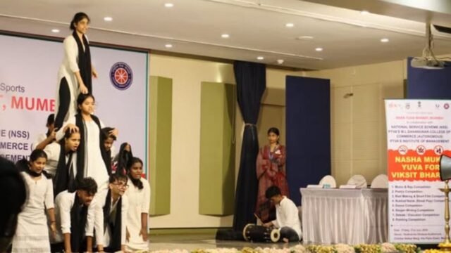 My Bharat Mumbai, National Service Scheme, and M. L. Dahanukar College of Parle Tilak Vidyalaya Association.