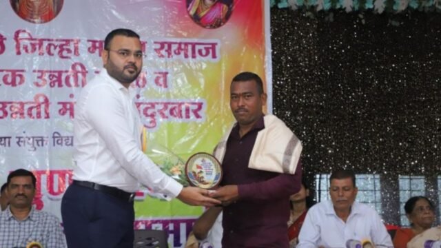 Merit Felicitation and Reception Ceremony Organized by the Maratha Community of Nandurbar and Dhule Districts