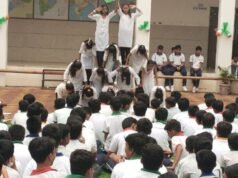 स्वातंत्र्य दिनाच्या पूर्वसंध्येला एस. ए. मिशन इंग्लिश मीडियम हायस्कूलमध्ये देशभक्तीपर कार्यक्रम उत्साहात