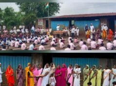 माध्यमिक विद्यालय तुळाजा येथे स्वातंत्र्य दिन साजरा