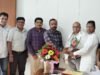 नूतन माध्यमिक शिक्षणाधिकारी भानुदास रोकडे यांचा सत्कार कनिष्ठ महाविद्यालय शिक्षक संघटनेच्या पाठपुराव्याला यश GPF स्लिपसाठी लवकरच विशेष कॅम्प