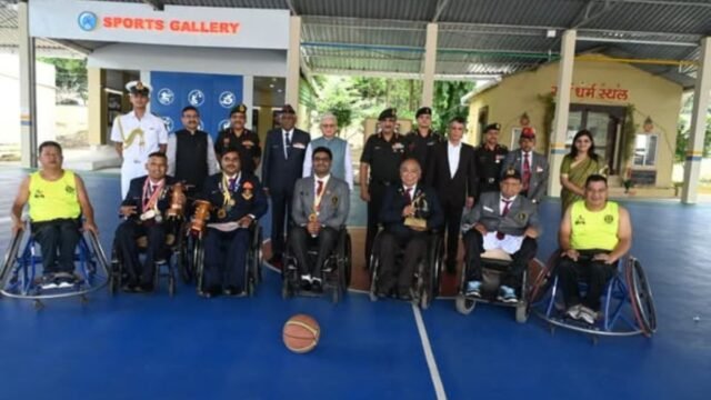 Governor Jishnu Dev Varma visits the Paraplegic Rehabilitation Centre in Khadki; reviews rehabilitation efforts for differently-abled soldiers.