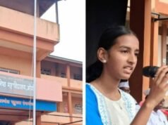 दहावीत प्रथम आलेल्या कु.शुभ्रा प. सुतार हिला मिळाला स्वातंत्र्यदिनी झेंडा फडकवण्याचा मान ओणी हायस्कूलचा प्रेरणादायी आदर्श