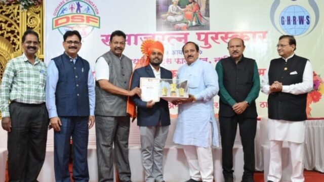 Prashant Bhagwan Shinde Honoured with National Ideal Teacher Award