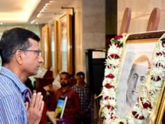 माजी प्रधानमंत्री स्व. राजीव गांधी यांच्या जयंतीनिमित्त साजरा करण्यात येणाऱ्या सद्भावना दिनानिमित्त मंत्रालयात आज प्रतिज्ञा घेण्यात आली