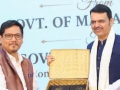 मुख्यमंत्री देवेंद्र फडणवीस आणि मेघालयचे मुख्यमंत्री कॉनराड के. संगमा यांच्या प्रमुख उपस्थितीत ‘मेघालय सदन’ चा जमीन हस्तांतरण व भूमिपूजन