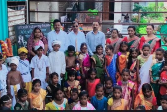 प्राथ विद्यामंदिर परिवर्धा येथे विश्व आदिवासी दिवस उत्साहात साजरा