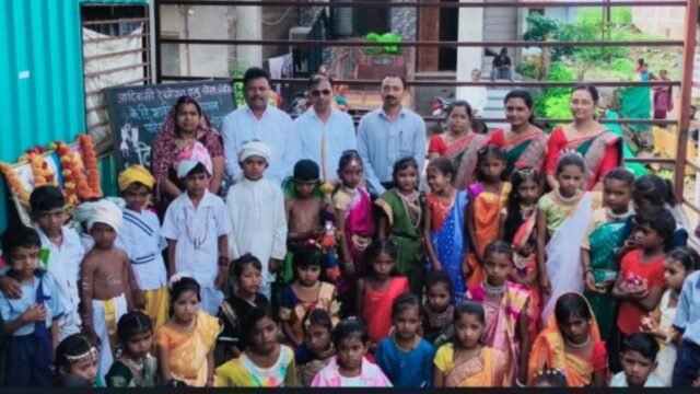 World Tribal Day celebrated with enthusiasm at Prath Vidyamandir, Parivardha.