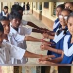 महात्मा गांधी विद्यालय व कनिष्ठ महाविद्यालय आष्टी येथे रक्षाबंधन नारळी पौर्णिमा व संस्कृत दिन मोठ्या उत्साहात साजरा