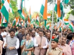 ‘हर घर तिरंगा’ अभियानांतर्गत नामदार गोपाळकृष्ण गोखले मार्गावर मुख्यमंत्री देवेंद्र फडणवीस यांच्या प्रमुख उपस्थितीत झालेल्या भव्य तिरंगा रॅलीला उत्स्फूर्त प्रतिसाद लाभला