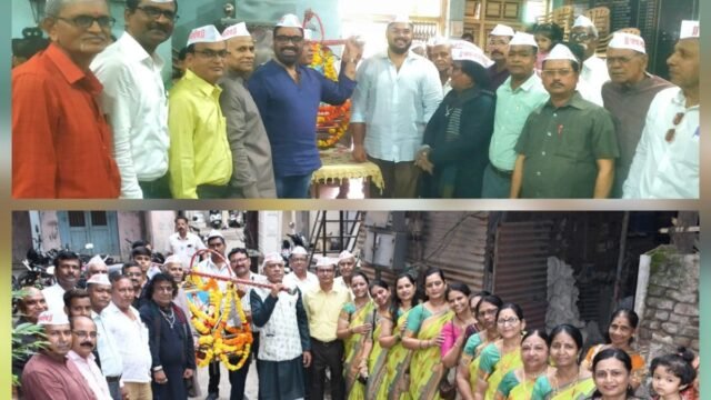 A ceremonial procession was held in the city to mark the *Sanjivan Samadhi* (final meditative repose) anniversary of Saint Namdev Maharaj; the event featured the chanting of Lord Vitthal's name and the distribution of *Mahaprasad*.